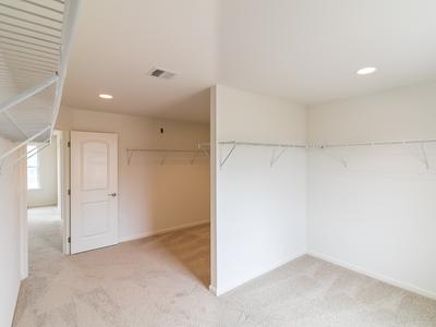 Preakness Owner's Suite Walk-in Closet. 4br New Home in Center Valley, PA