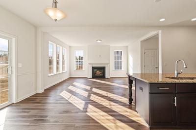 Vinecrest Great Room. 2,443sf New Home in Easton, PA