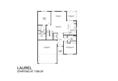 Laurel Base - 1st Floor. New Home in Drums, PA