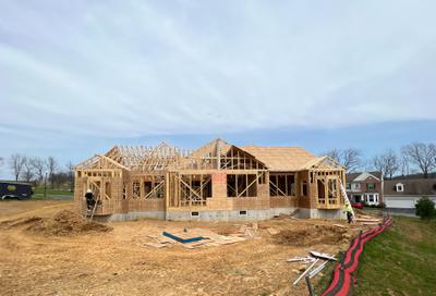 RV-45 Exterior Frame. 2,373sf New Home in Easton, PA