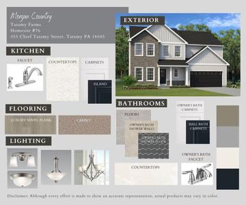 TF-76 Color Selections. 2,648sf New Home in Tatamy, PA