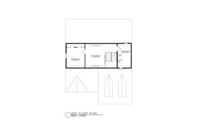 RE-23 2nd Floor Plan. 1,788sf New Home in Drums, PA