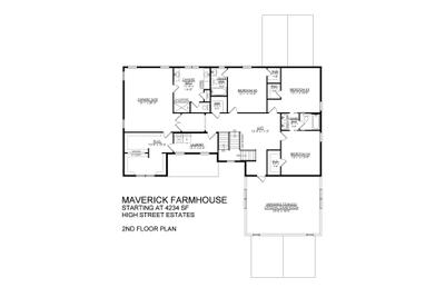 Farmhouse Base - High Street Estates - 2nd Floor. 4,234sf New Home in Bushkill Township, PA