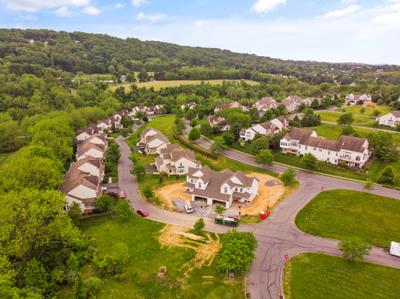 R-45 Aerial. 2,373sf New Home in Easton, PA