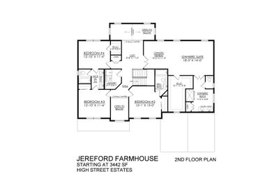 Farmhouse Base - High Street Estates - 2nd Floor. 4br New Home in Bushkill Township, PA