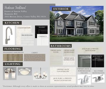 SV-40 Color Selections. New Home in Center Valley, PA