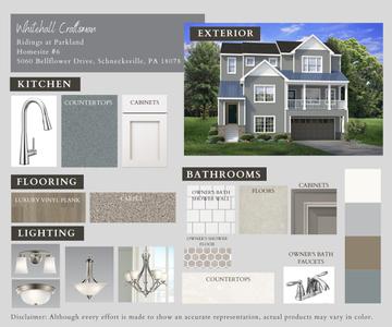 RP-6 Color Selections. 4br New Home in Schnecksville, PA