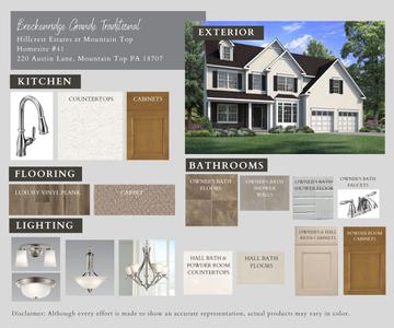 HC-41 Color Selections. 4br New Home in Mountain Top, PA