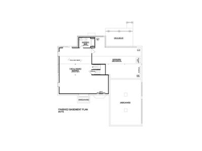 SV-73 Basement. 4,273sf New Home in Center Valley, PA