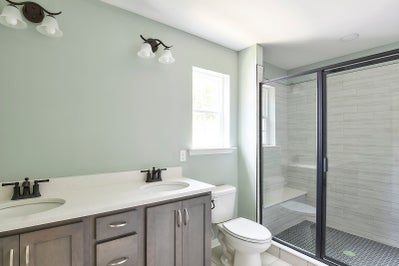 Mia Owner's Bath. 1,928sf New Home in Drums, PA