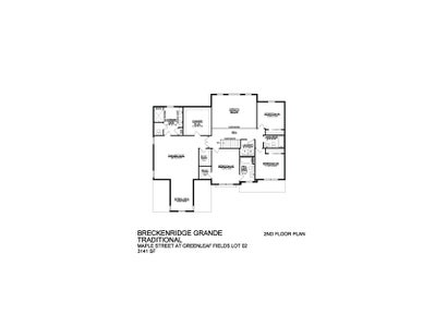 GM-02 - Breckenridge Grande - Second Floor. 4br New Home in Schnecksville, PA