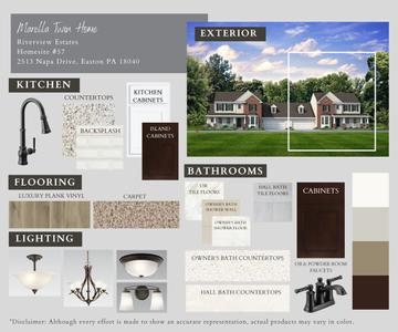 RV-57 Color Selections. 2,540sf New Home in Easton, PA