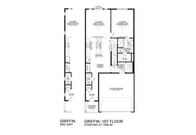 Griffin Base - End Unit - 1st Floor. Griffin New Home in Easton, PA