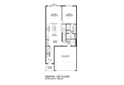 Griffin Base - Interior Unit - 1st Floor. Easton, PA New Home