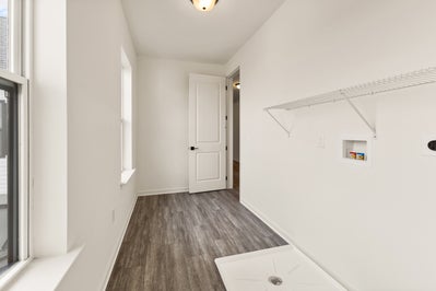 Maverick 2nd Floor Laundry Room. New Home in Center Valley, PA