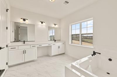 Maverick Owner's Suite with Optional Soaking Tub. 4,266sf New Home in Schnecksville, PA