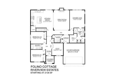 Cottage Base - Riverview Estates. Folino New Home in Schnecksville, PA