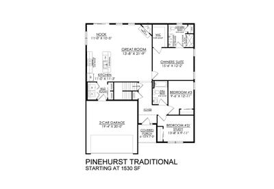 HC-11 Floor Plan. New Home in Mountain Top, PA