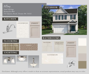 SS-89 Color Selections. 2,081sf New Home in Drums, PA