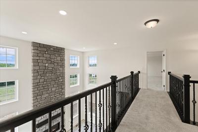 Jereford Second Floor Balcony. 3,442sf New Home in Easton, PA