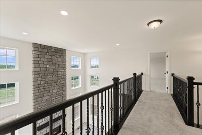 Juniper Second Floor Balcony. 3,307sf New Home in Schnecksville, PA