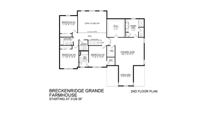 Breckenridge Grande Farmhouse Base - 2nd Floor - Greenleaf Fields. New Home in Schnecksville, PA