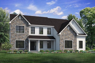The Churchill New Home Plan in Schnecksville PA