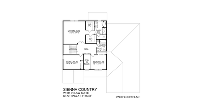 Sienna Base with In-Law Suite - 2nd Floor - Greenleaf Fields. Sienna New Home in Schnecksville, PA