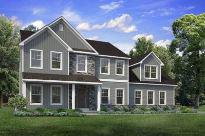 The Meridian New Home Plan in Easton PA