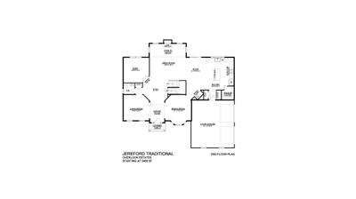 Jereford Traditional Base - 1st Floor - Overlook Estates. Nazareth, PA New Home