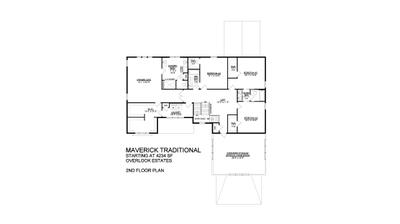 Maverick Traditional Base - 2nd Floor - Overlook Estates. New Home in Nazareth, PA