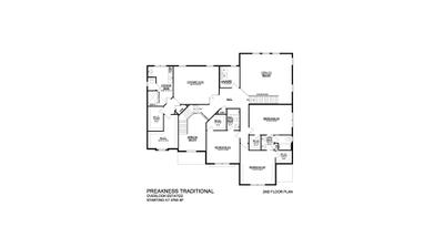 Preakness Traditional Base - 2nd Floor - Overlook Estates. Preakness New Home in Nazareth, PA