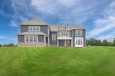 Maverick Traditional Exterior. 4,113sf New Home in Center Valley, PA