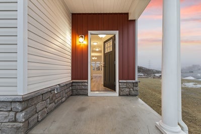 Grayson Front Door. New Home in Easton, PA