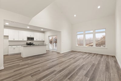 Grayson Great Room/Kitchen. 2,033sf New Home in Easton, PA
