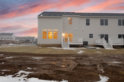 Grayson Rear Exterior. 3br New Home in Easton, PA