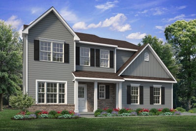 The Madison New Home Plan in Swiftwater PA