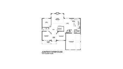 Farmhouse Base - Side Entry - 1st Floor. Juniper New Home in Nazareth, PA