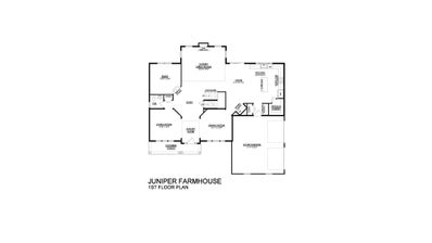 Farmhouse Base - Riverview Side Entry - 1st Floor. 3,307sf New Home in Easton, PA