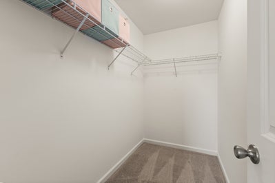Griffin Bedroom 2 Closet. Easton, PA New Home